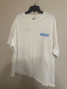 MEMORY® White Short Sleeve Graphic Tee